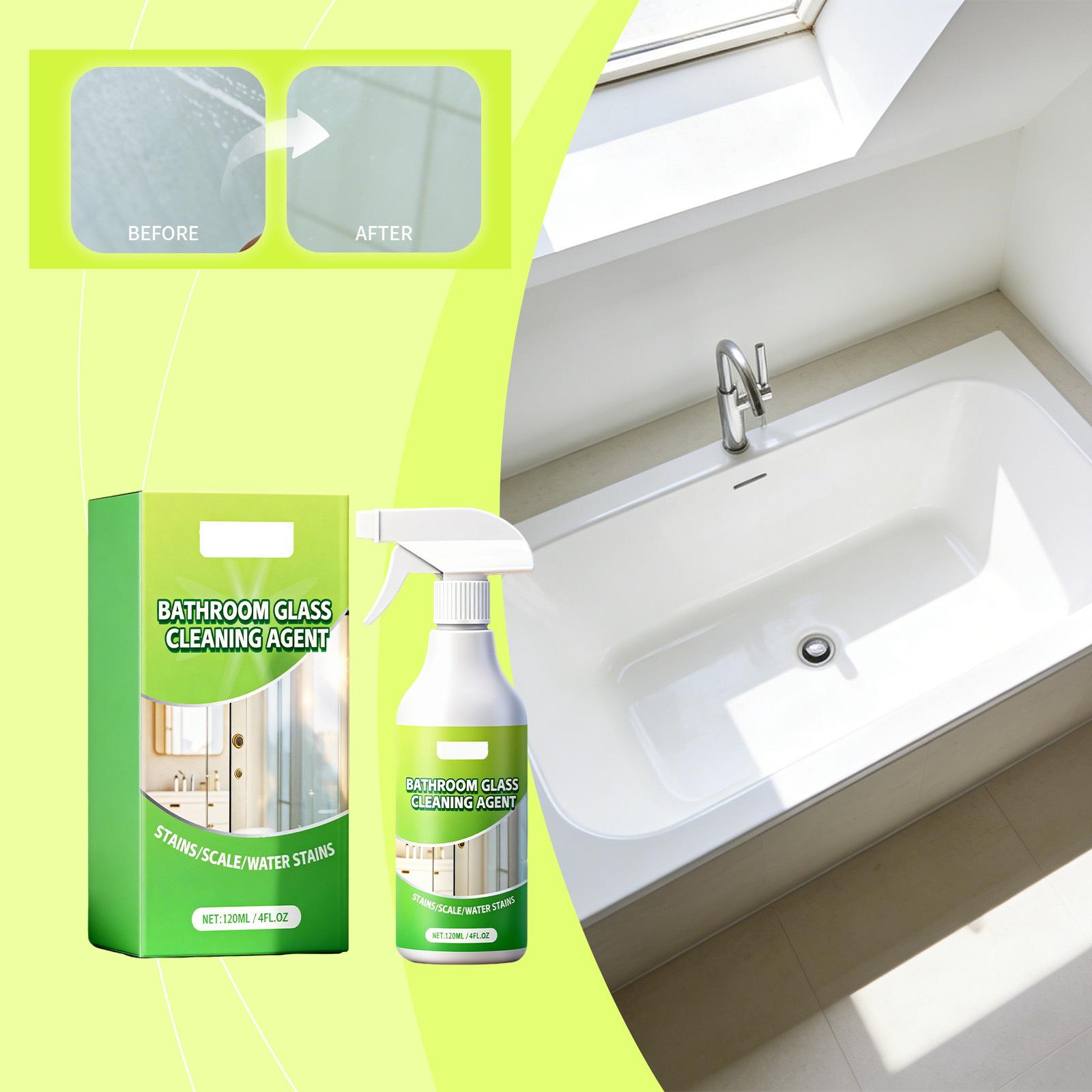 Household Bathroom Cleaner  Suitable For Glass And Ceramic Bathtubs  Faucets  Shower Heads  And Shower Rooms.120ml One Size