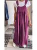 2024 Summer Women's Hot-Selling European/American Cotton & Linen Long Sling Dress