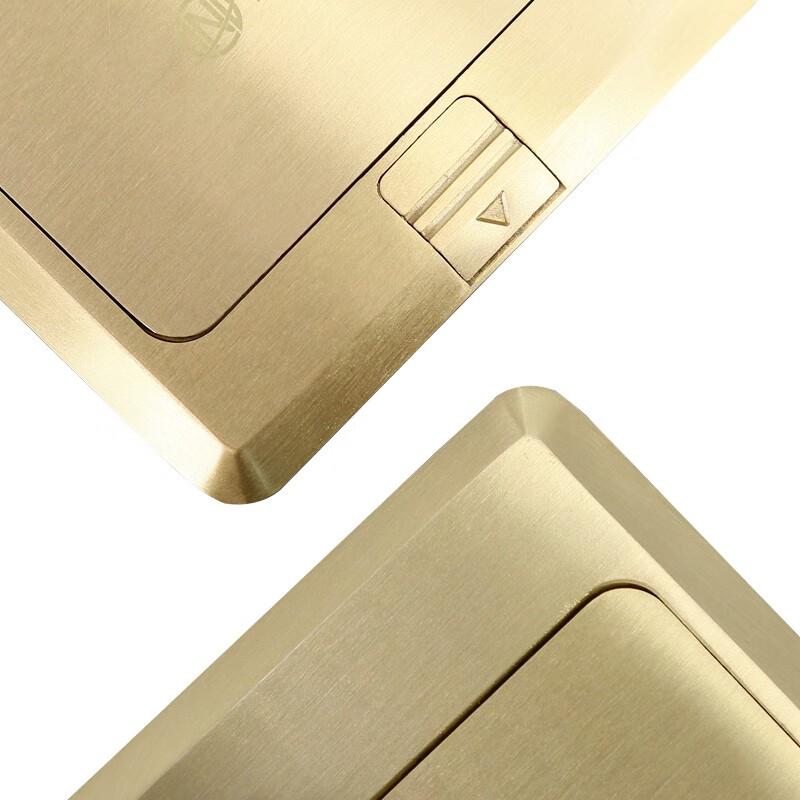 JNL Pop-up Waterproof 10A Five-Hole Floor Socket