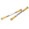 2Pcs Steering Rear Suspension Arm Tie Rod Steering Shaft Tie Rod for JLB 1 10 Racing Truck Or