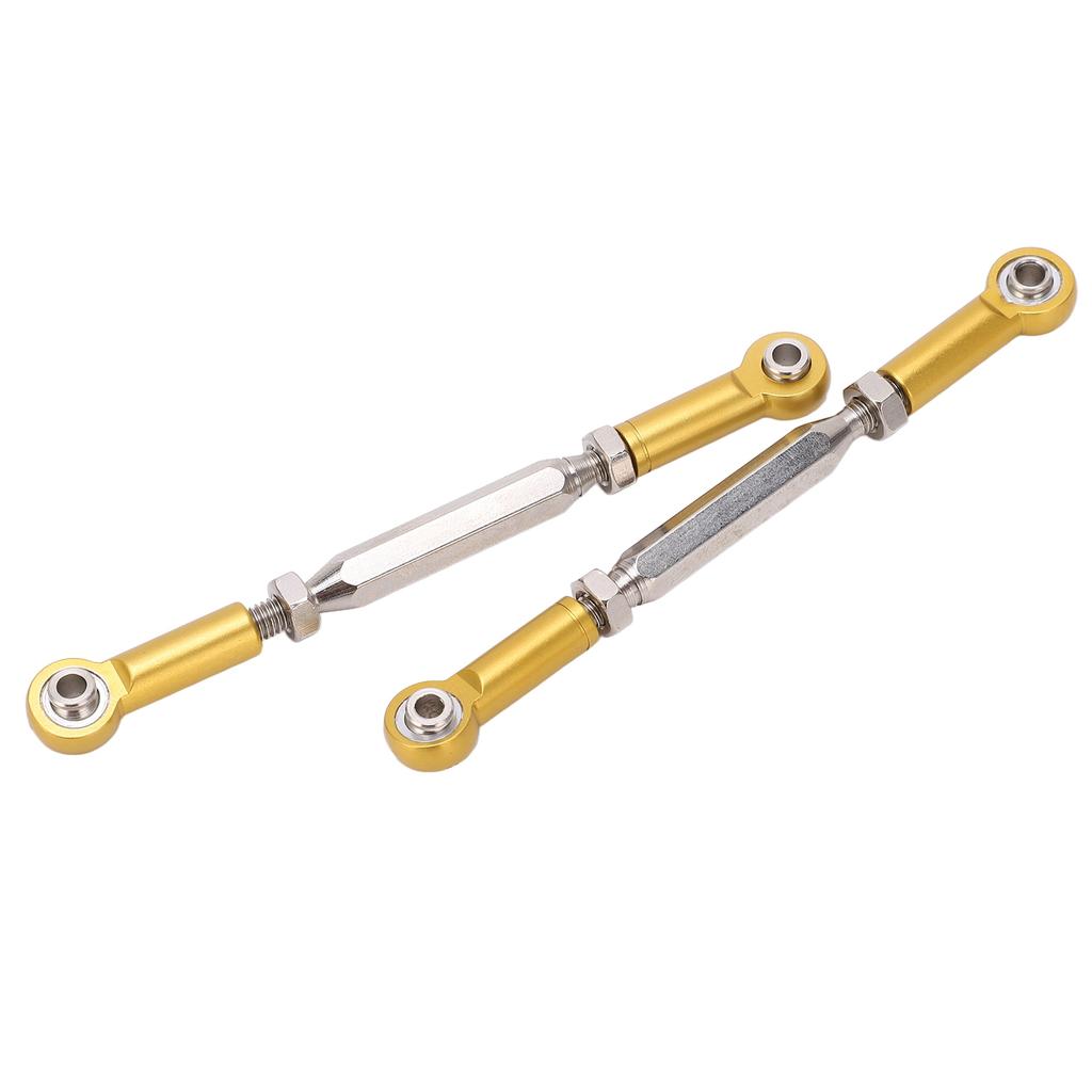 2Pcs Steering Rear Suspension Arm Tie Rod Steering Shaft Tie Rod for JLB 1 10 Racing Truck Or