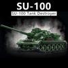 SU-100 Jagdpanzer Bausteine, 552 Teile gepanzertes Fahrzeug Militär Puzzle Spielzeug, Kinder Handgemacht DIY Geburtstagsgeschenke