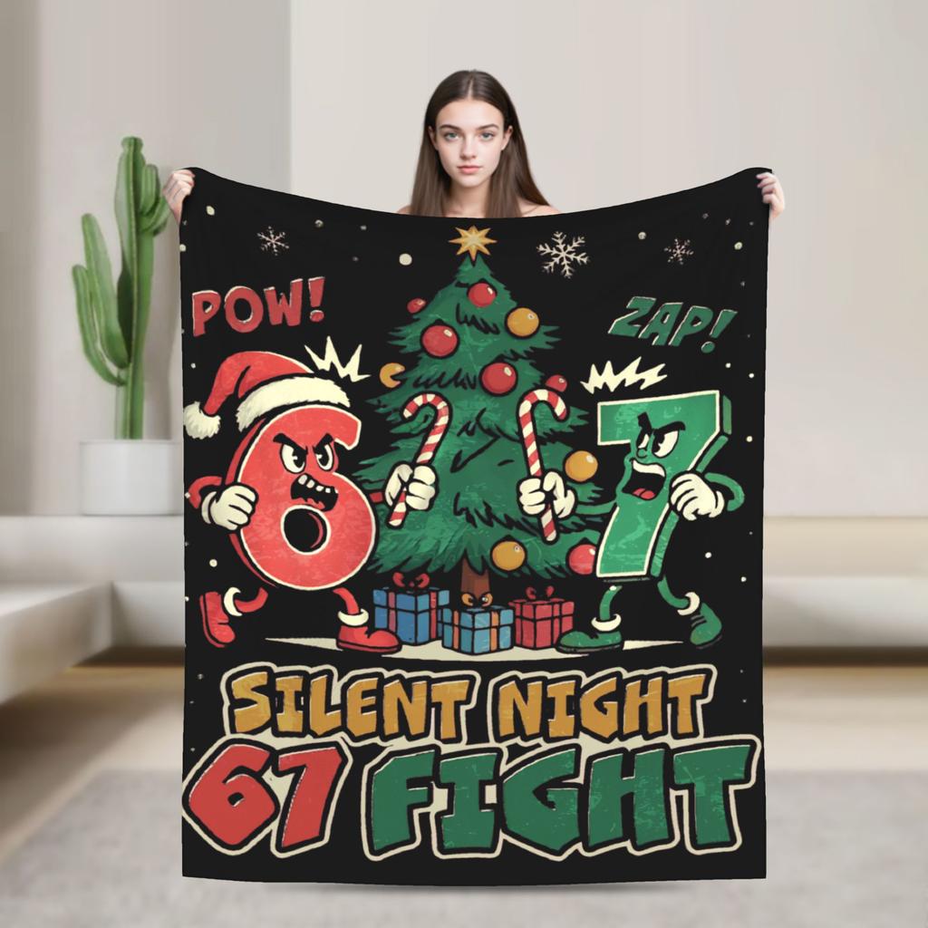 Six Seven Ice Cream Drip 67 Mason Meme Soft Blanket Adult Plush Bedding Throws Novelty Bedroom Flannel Bedspread Sofa Bed Cover