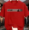 Hot Sale 100 Cotton Future Print Tshirt For Unisex Casual Streetwear Short Sleeve Tops Summer Fashion Oversized Tees