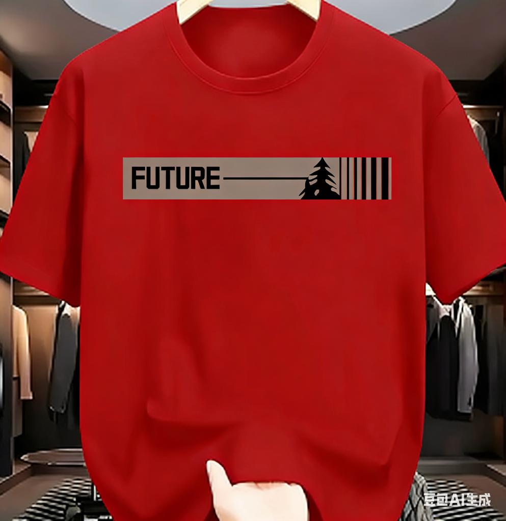 Hot Sale 100 Cotton Future Print Tshirt For Unisex Casual Streetwear Short Sleeve Tops Summer Fashion Oversized Tees