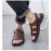 Men's Open Toe Adjustable Strap Sandals Non-slip Thick Sole Casual Summer Shoes for Outdoor