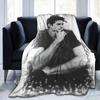 Dylan O'Brien Teen Wolf Decken Flanell Vintage Atmungsaktiv Überwurfdecken für Zuhause Herbst/Winter,