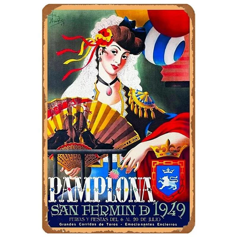 Metal Tin Signs Panam Stary Night Wall Decoration Plaque Vintage Art Poster Iron Painting for Man Cave Home Cafe Garden Club Bar