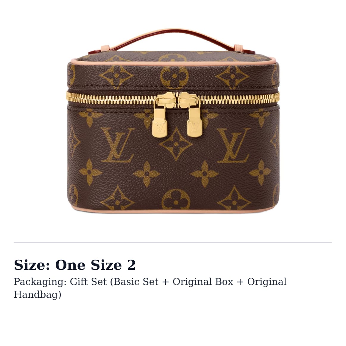 LOUIS VUITTON Nice Monogram pārklāta audekla