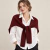 Cloak Knitted Neck Wrap Cape Large Wraps Elegant Large Scarves  Scarf Accessories