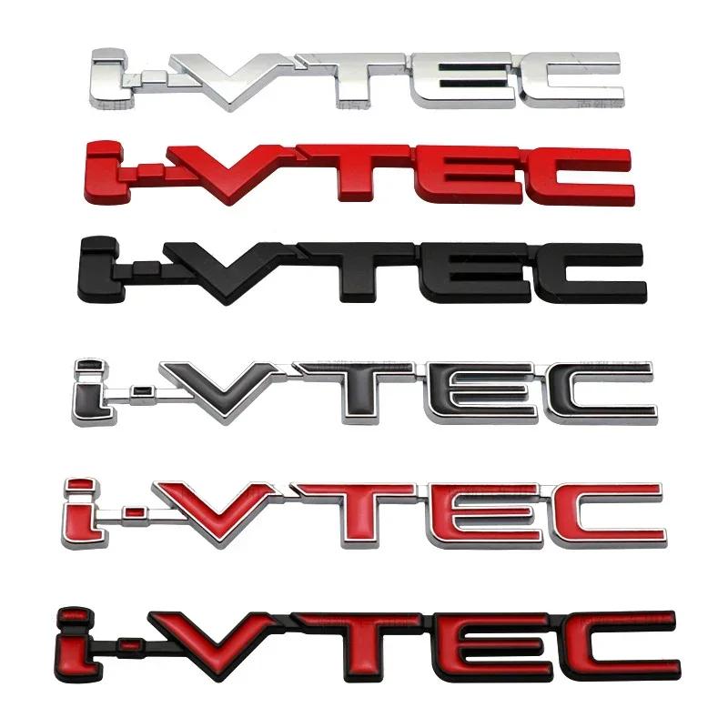 Car Body Side Emblem Rear Trunk Badge Sticker I-VTEC Logo for  Civic Fit Accord Jazz CRV Crosstour City Jade HRV Pilot CRZ