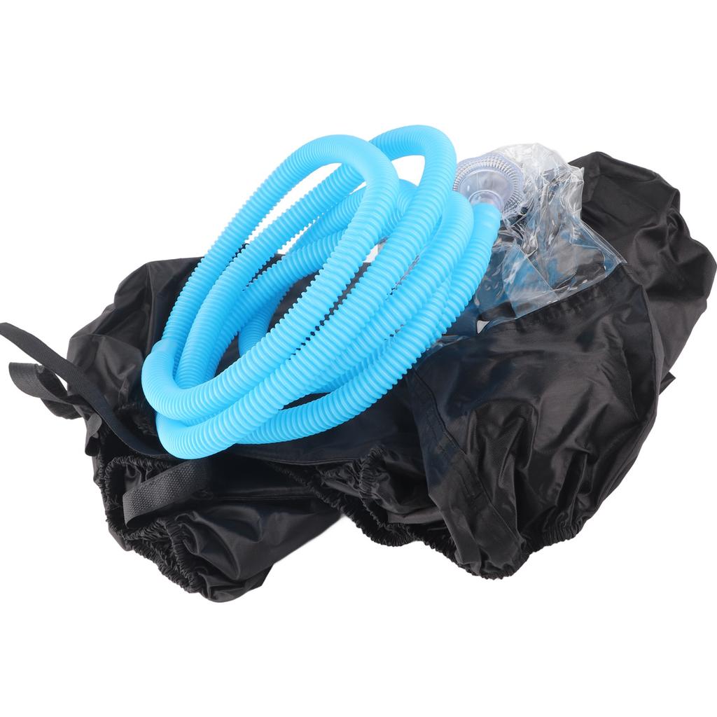 Wandmontierte Klimaanlagen-Reinigungsabdeckung mit Ablaufschlauch für 1?1.5P Klimaanlage Schwarz