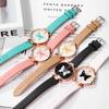 Butterfly Watch Cute Waterproof Analog Display Simple Fashion Leather Strap Quartz Watch for Commute School Girls Women Fashion Accessory - Birthday