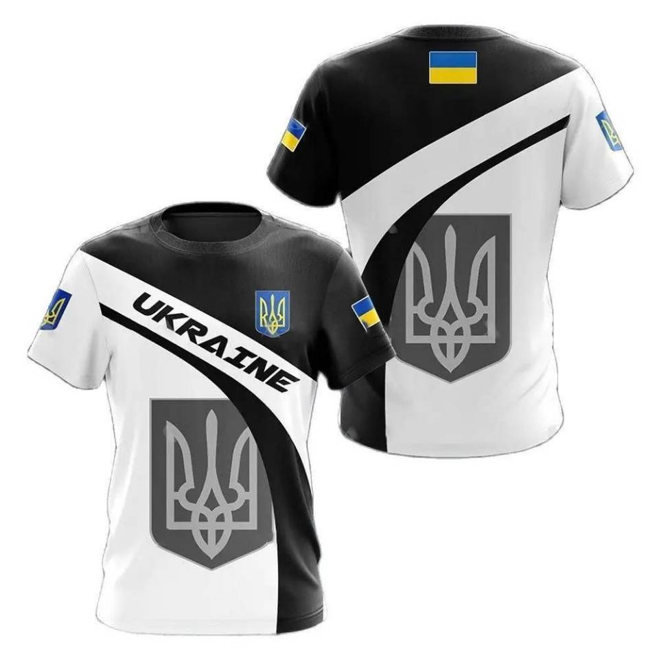

Ukrainian Men s Camouflage T-shirt Military Style 3D Printing Military Flag Clothing of Veterans Oversized Harajuku Summer Top 4XL