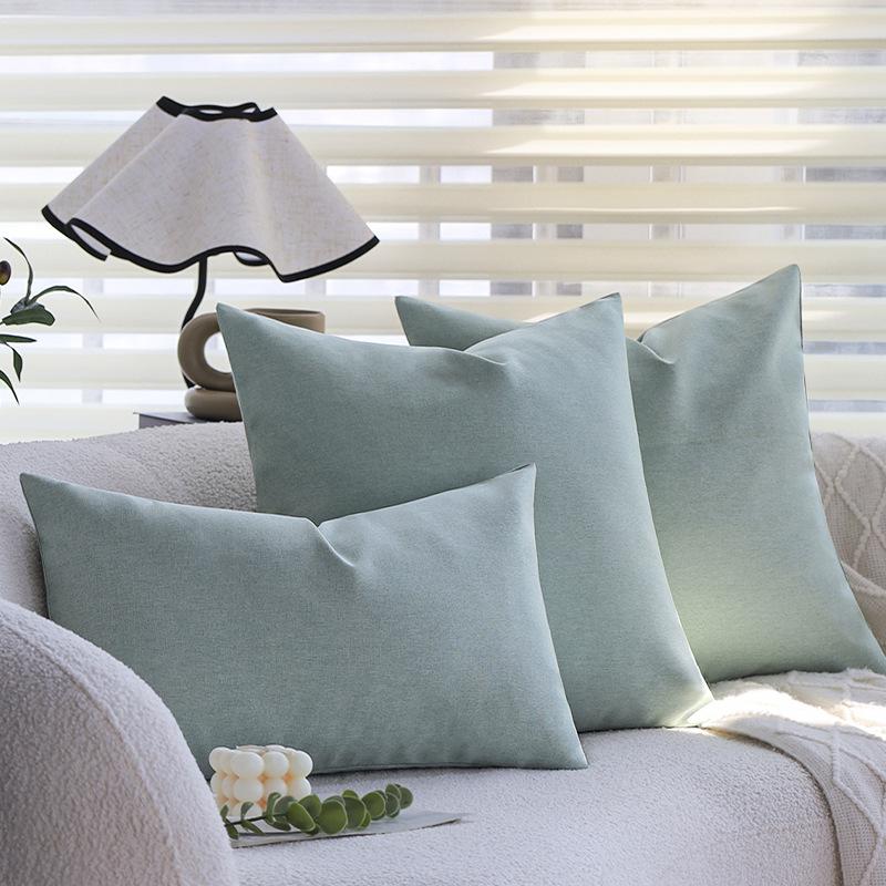 Summer Waterproof Pillow Linen Water-proof Technology Outdoor Pillow Cover Modern Simple Pillow Cover Pillow Cover Does Not Contain Core