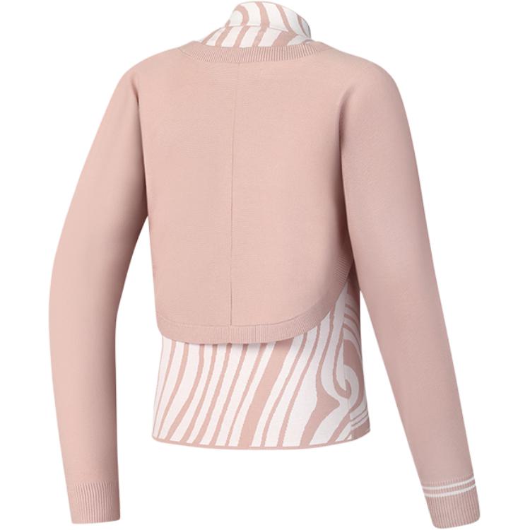 FILA Golf Series Fashion Comfortable Soft Skin-Friendly Knitwear 2-Piece Set Women tops Light-Bean-Paste A11W515407F-PK