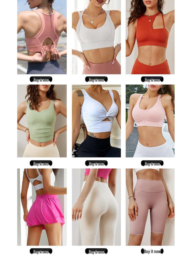High-Impact Women's Color-block Yoga Set: Shockproof Sports Bra & Vest