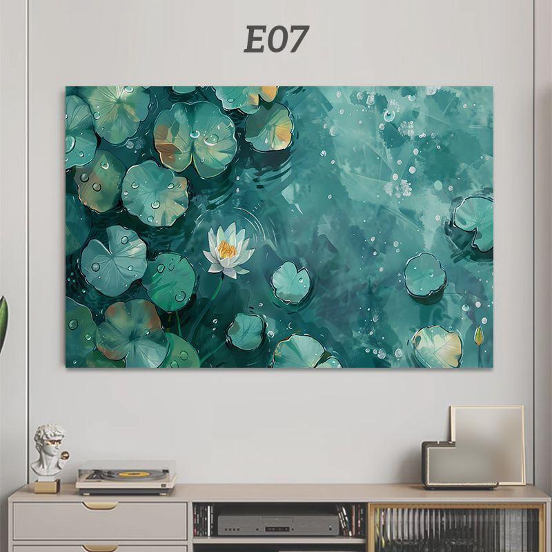 Scenery Printing Cloth Full Coverage Thickened High Elastic Dust Proof Cover Curved Screen and Straight Screen Universal Tv Hood