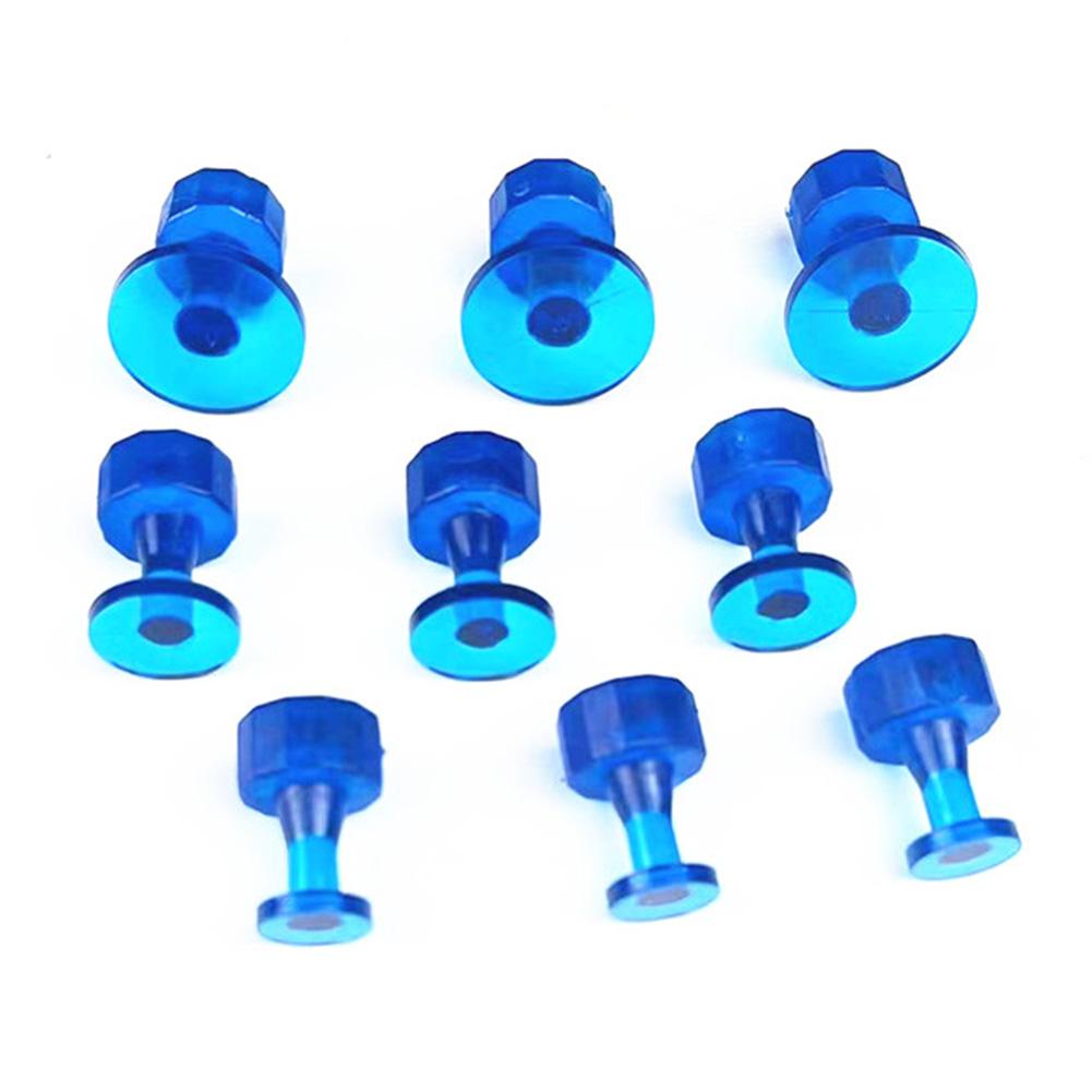 9pcs Glue Tabs Dent Removal Tools Dent Removal Tool Auto Paintless Dent Repair Glue Tabs Auto Maintenance Tools For Car Body
