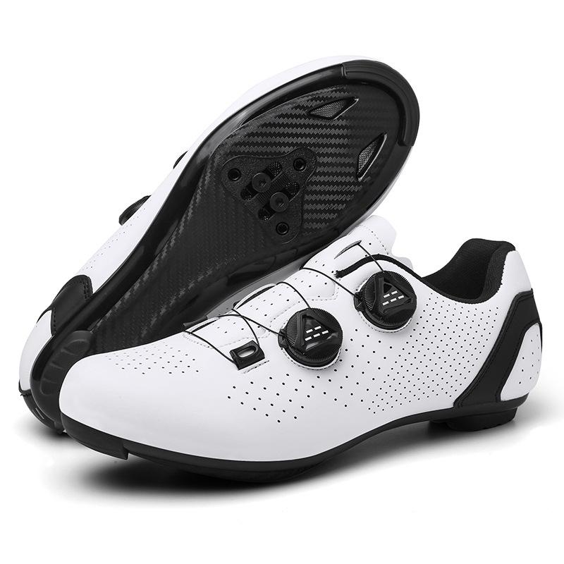 New Unlocked Cycling Shoes Men's Road Bike Lock Shoes Breathable Bicycle Shoes Non-locked Mountain Cycling Shoes Spot