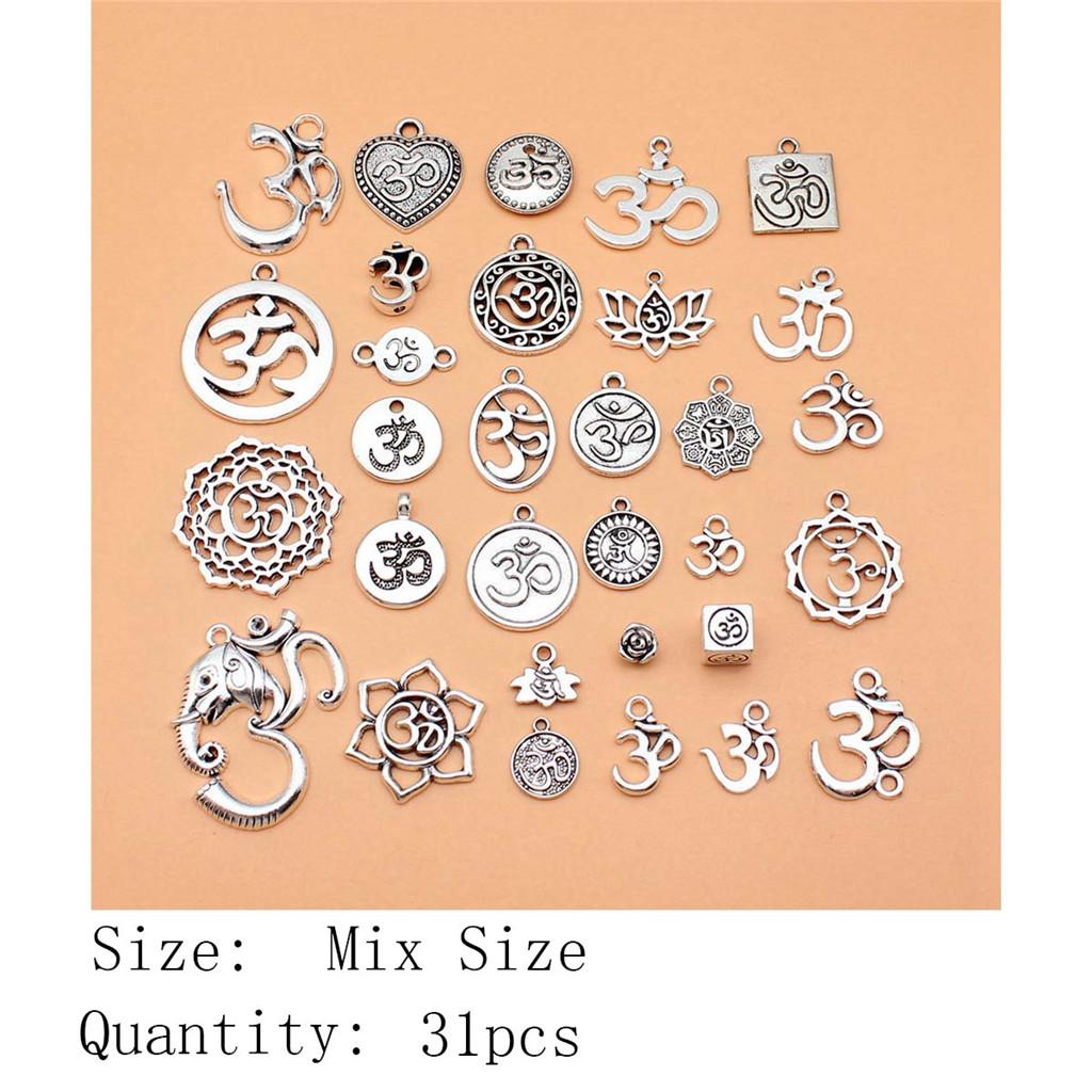 New Year's Day Aesthetic Jewelry Charms Study Sports Mixed Set Charms Pendant Women's Bag Bracelet Pendant