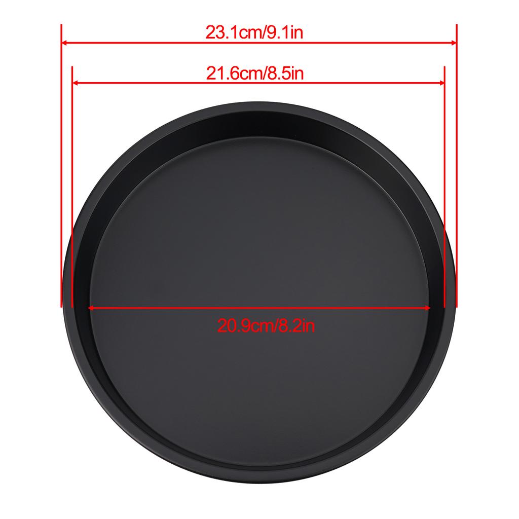 5/6/8/9/10 Inch Round Pizza Plate Pizza Pan Deep Dish Tray Carbon Steel Non-stick Mold Baking Oven Tool Baking Mould Tray
