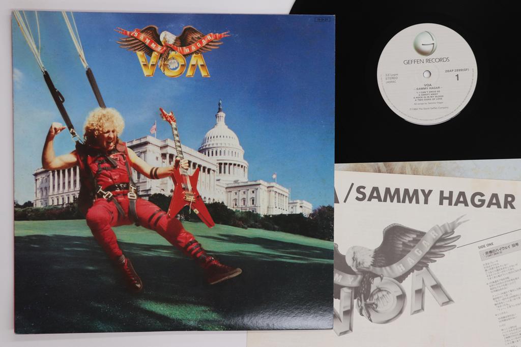LP Record SAMMY HAGAR - VOA 28AP2899 GEFFEN 1984 Japan Metal Used