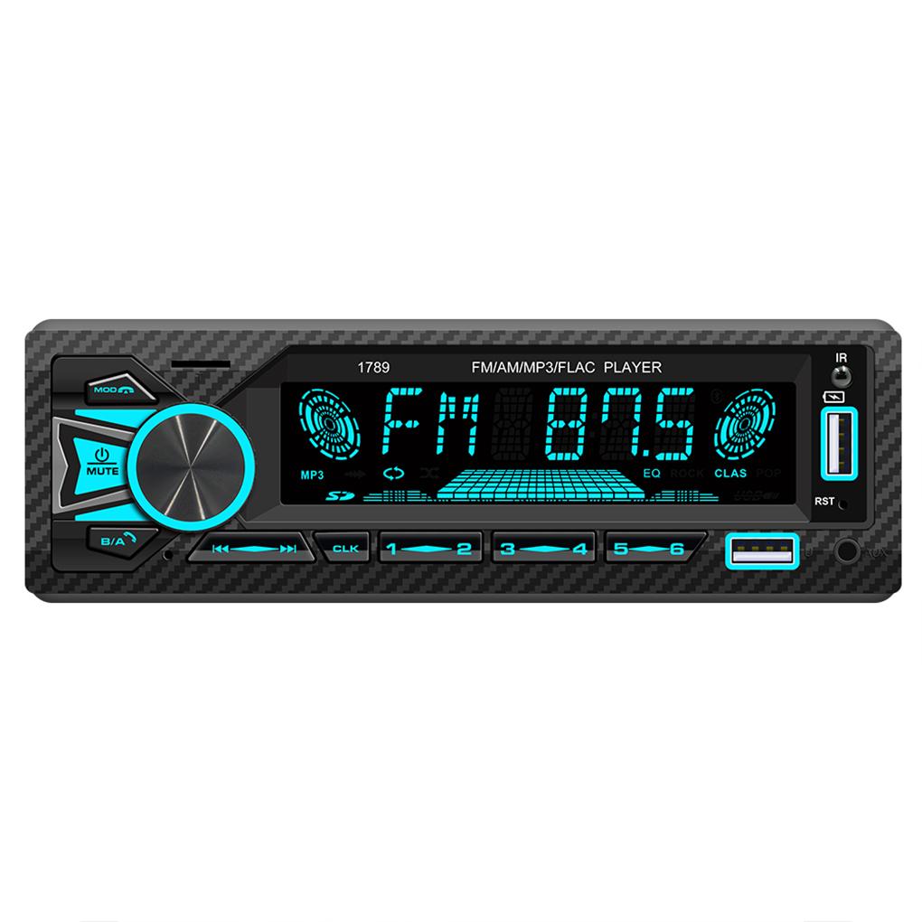 Car Radio 1 Din MP3 Player FM Audio Music USB SD Digital Bluetooth with In Dash Slot AUX Input Car Radio Stereo MP3 Player
