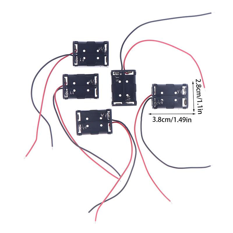5PCS 23A Battery 12V Clip Holder Box Case Black High Quality For 23a Mn21 Ms21 Car Remote Control Battery Box