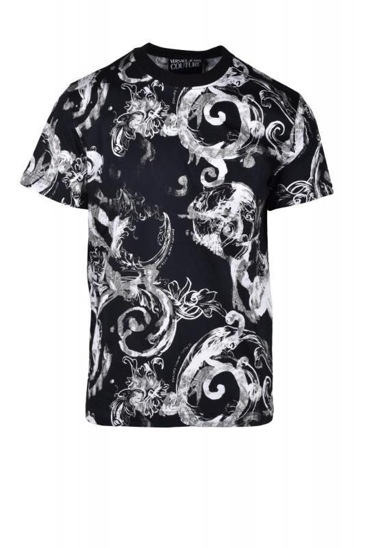 SuperMerchantEU Versace Jeans Couture opvallend heren t-shirt met allover wcolor - Maat: XL