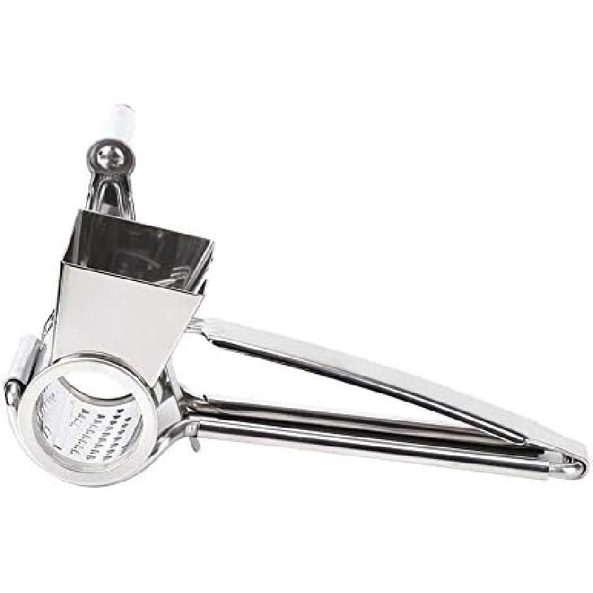 Stainless Steel Rotary Cheese Grater Slicer, Manual Rotate Chocolate Grater Cutter Planer Cutting Tool, for Vegetables,Fruits