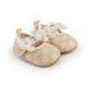 Solid Color Lace Baby Princess Shoes for 0-12 Months - Spring & Autumn Walking Shoes
