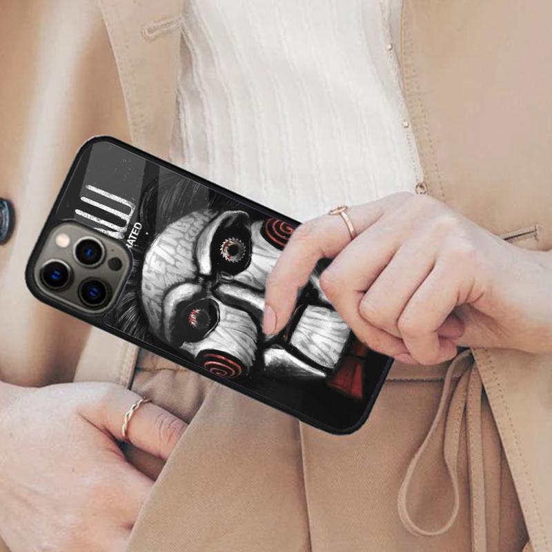 SAW The Jigsaw Killer Horror Film Magnetic Phone Case For APPLE iPhone 17 Air 16 14 13 12 Pro Max 15 Plus Wireless MagSafe Cover