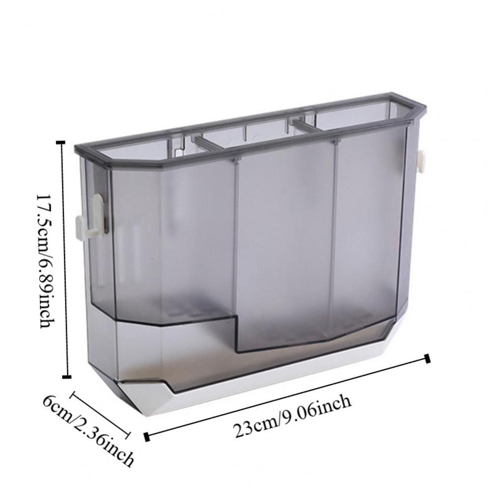 Space Saving Integrated Draining Shelf Plastic Chopstick Holder Tableware Storage Rack  Spoon