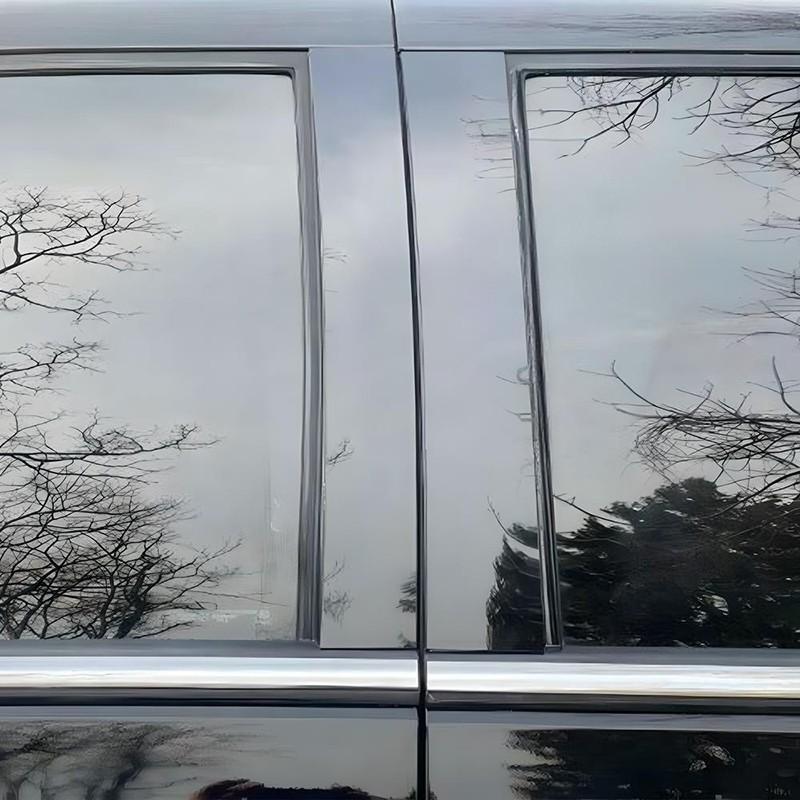 Chrome Pillar Posts For 07-2014 CADILLAC ESCALADE Set Door Panel Trim Cover 4pcs