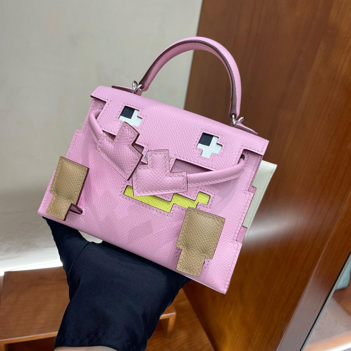 

2025 Новая Мини Обложка для Куклы-Мозаики Xiaohongshu Кожаная Женская Сумка через Плечо 18x8x13cm