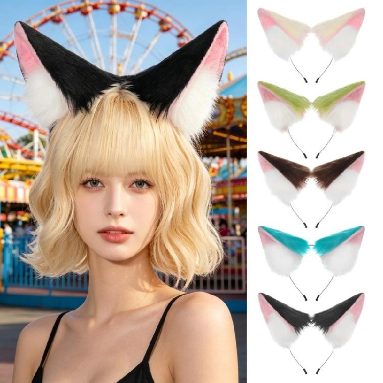 Lightweight Kitten Ears Hairband Cosplay Headbands Ideal for Coser Conventions and Themed Event