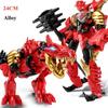 BMB Dinobot Dinosaur Latest 21cm Transformation Dinoking Toys Big Robot Car Figure Alloy Anime KO Action Figure Kids Boy Gift