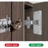 Close Hinges Plate Hinge Cupboard Kitchen Stainless Steel