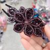 Luxury Korean Rhinestone Duckbill Hair Clip - Versatile Styling Accessory