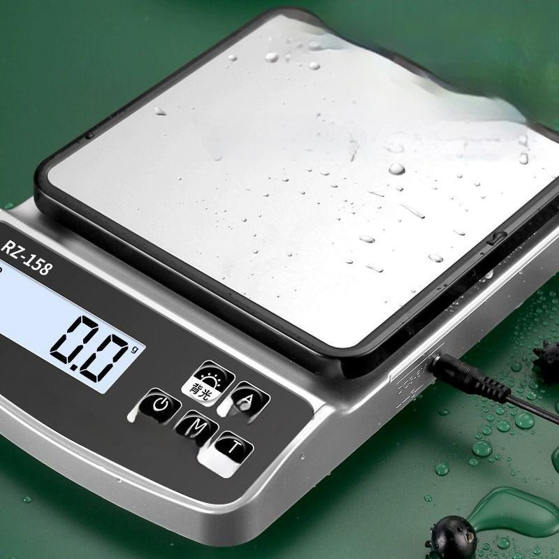 Precision Electronic Scale Stainless Steel Weighing Precision Scale Balance Measurement Digital Kitchen Scale