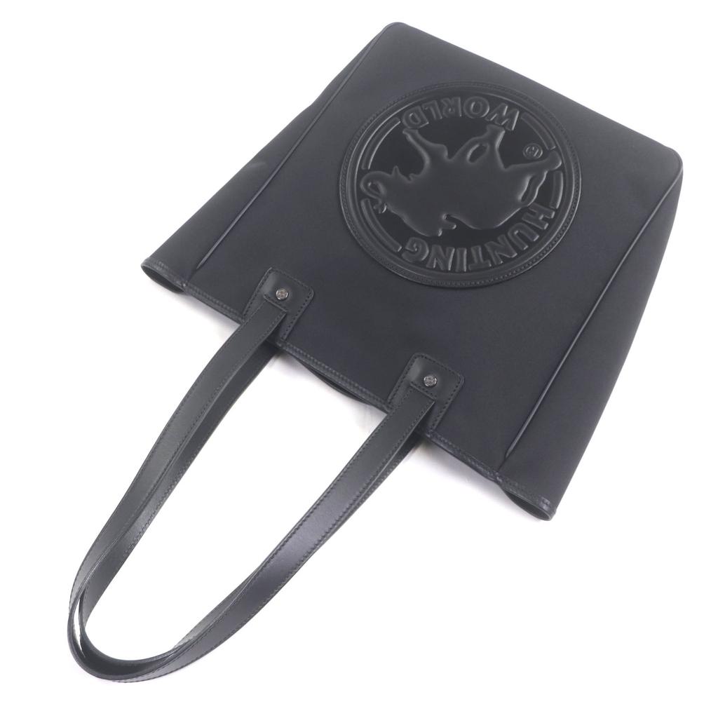 Vynikající plátěná pánská taška HUNTING WORLD Tote Bag Safari Today černá Použitá