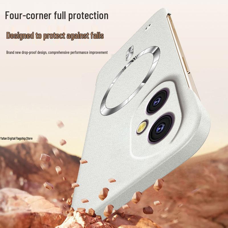 Applicable Honor 400 Phone Case: Ultra-Thin Frameless Magnetic Hard Shell with Heat Dissipation and Semi-Edge Design