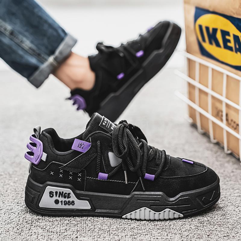 Fashion Men's Casual Board Shoes Comfortable Breathable Outdoor Anti Slip Wear-resistant Four Season Male Versatile Shoes Zapatillas