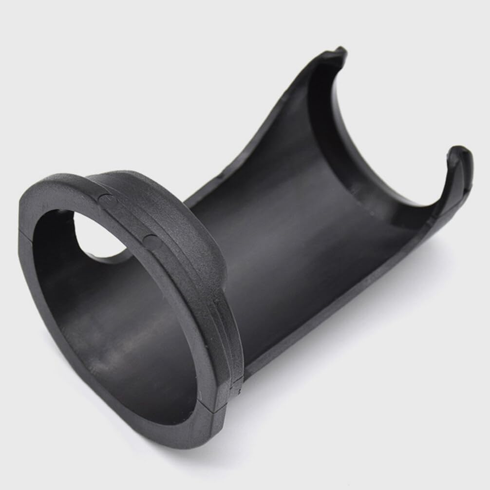 4Pcs Black Shaving Brush Stand Holder Set for Men's Grooming Non-Slip Base for Organized Storage and Easy Access