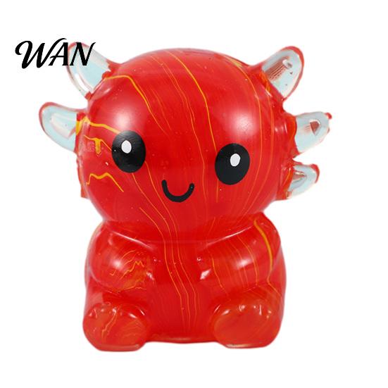 Sensory Squeeze Toy Salamander Toy, Slow Rising Soft Cute Animal Fidget Portable Quick Recovery Rebound Stress Balls Home Office Gifts for Adults B