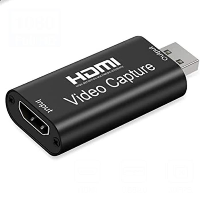 Carte de capture vidéo - Pg2601 - HDMI vers USB - 1080P - 15 mètres - Enregistrement audio/vidéo