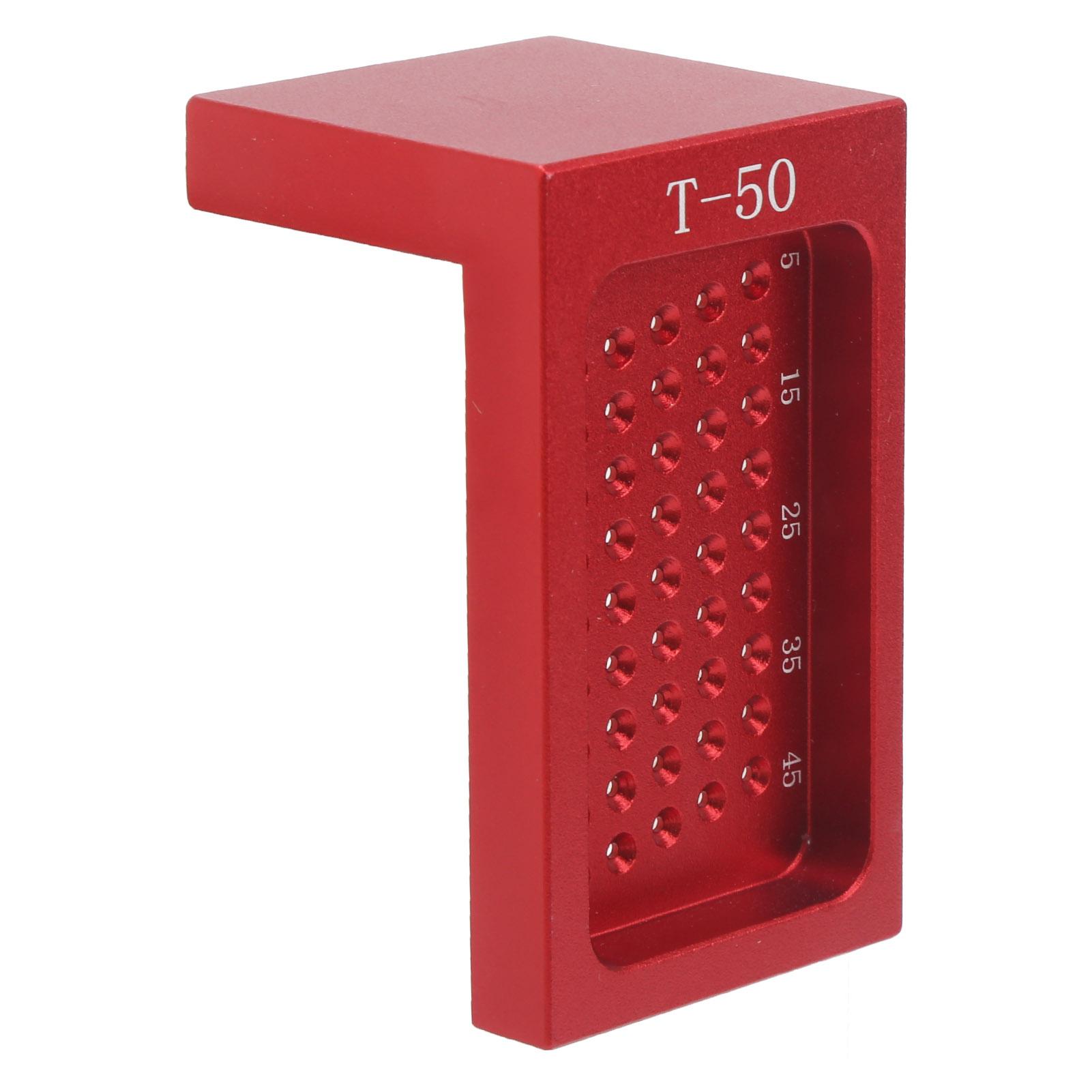

T50 Aluminum Alloy TType Ruler Line Scriber Ruler Woodworking Tool for Carpenter