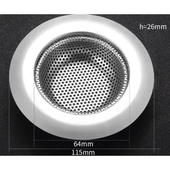 Spülbeckenablaufsieb aus Edelstahl für die Küche - Verstopfungsschutzfilter Geruchskontrolle und Geschirrschutz