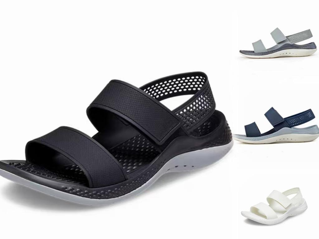 Nuovi sandali da donna Kroger velcro elastico spiaggia piatti antiscivolo outdoor casual scarpe da spiaggia